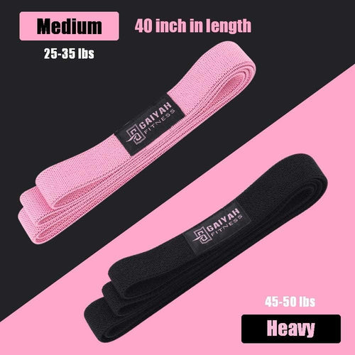 Long Resistance Bands, Fabric Resistance Bands Stretch Bands for Exercise Bands Resistance Bands Set Elastic Resistance Bands for Working Out Women Resistance Bands for Physical Therapy
