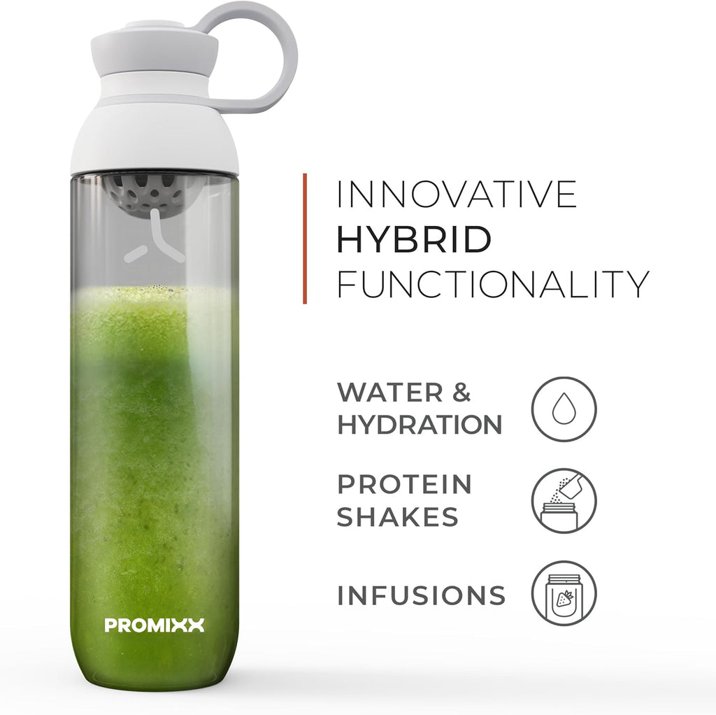 FORM Protein Shaker Bottle - a Premium for Shakes Infusions and Hydration Durable Gym Bottle, Leakproof Lid, Odorless 26Oz (Graphite Gray), (PRO-P-S2-760SHAKER-GGCG)