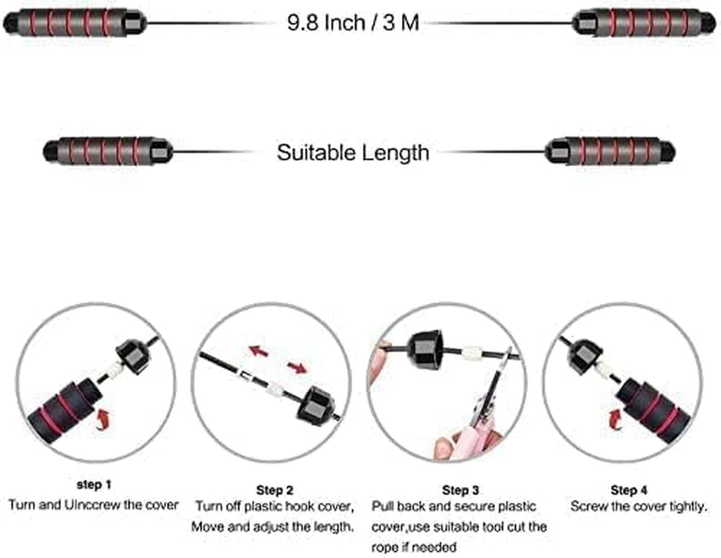 Jump Rope Skipping Rope for Kids,Men,Women, Speed Jump Rope for Exercise,Jump Rope for Fitness