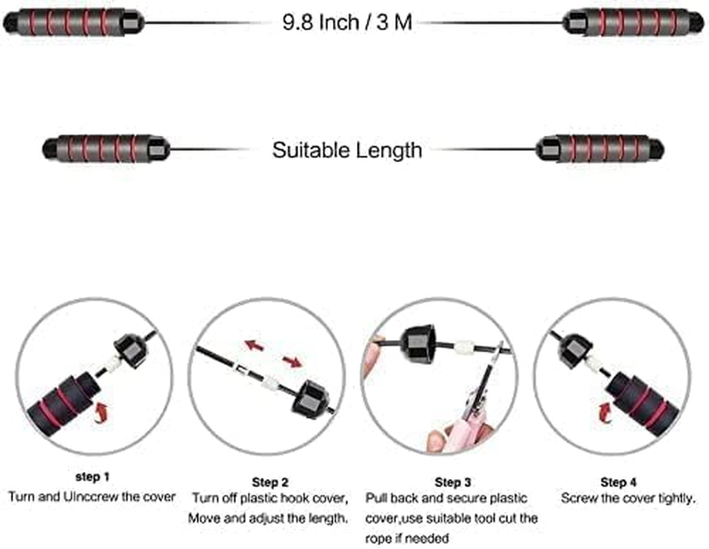 Jump Rope Skipping Rope for Kids,Men,Women, Speed Jump Rope for Exercise,Jump Rope for Fitness